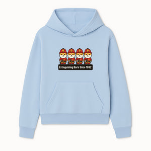 Firefighter Dog Cartoon Sticker - Extinguishing Boo's Since 1692 Cute Pet Lover Gift for Kids and Adults - Hoodie 1757912437773.jpg