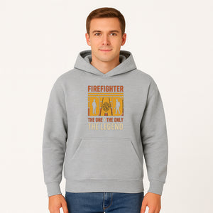 Firefighter Dad T-Shirt - The One & Only Legend | Gift for Firefighters | Rescue Service Apparel | Hero Dad Tee - Hoodie 1757912437819.jpg