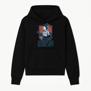 Funny Firefighter T-Shirt - Where My Hose At? - Casual Men s Graphic Tee for Firemen, Gift Idea for Firefighters and Humor Lovers - Hoodie 1757912438682.jpg
