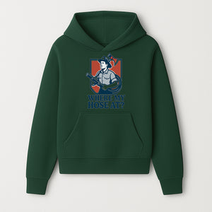 Funny Firefighter T-Shirt - Where My Hose At? - Casual Men s Graphic Tee for Firemen, Gift Idea for Firefighters and Humor Lovers - Hoodie 1757912439070.jpg