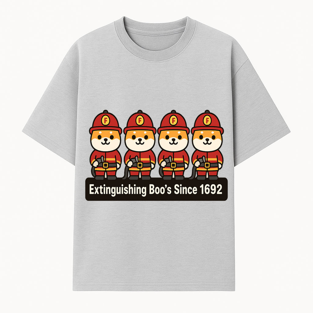 Firefighter Dog Cartoon Sticker - Extinguishing Boo's Since 1692 Cute Pet Lover Gift for Kids and Adults - T-shirt 1757912440254.jpg
