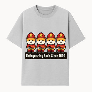 Firefighter Dog Cartoon Sticker - Extinguishing Boo's Since 1692 Cute Pet Lover Gift for Kids and Adults - T-shirt 1757912440254.jpg