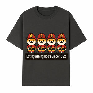 Firefighter Dog Cartoon Sticker - Extinguishing Boo's Since 1692 Cute Pet Lover Gift for Kids and Adults - T-shirt 1757912440645.jpg