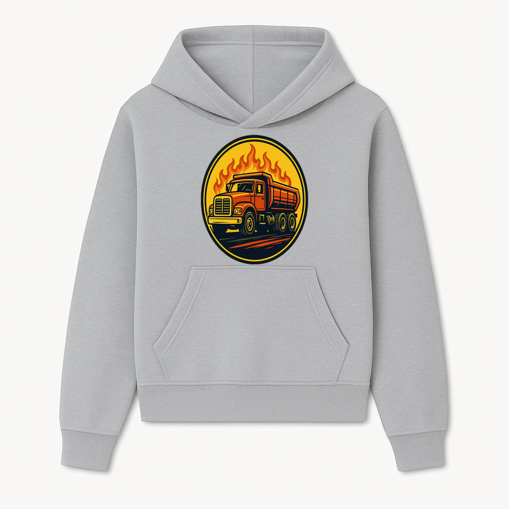Vintage Fire Truck Graphic Tee, Retro Dump Truck Design, Cool Auto Apparels, Classic Vehicle Print, Perfect for Truck Lovers - Hoodie 1757912441422.jpg