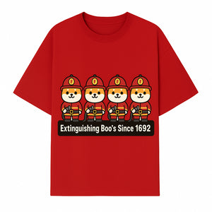 Firefighter Dog Cartoon Sticker - Extinguishing Boo's Since 1692 Cute Pet Lover Gift for Kids and Adults - T-shirt 1757912441680.jpg