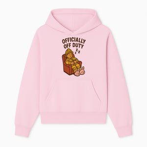 Officially Off Duty Firefighter Sleepy Design T-Shirt - Fun Relaxed Gift for Firefighters & Emergency Responders - Hoodie 1757912442111.jpg