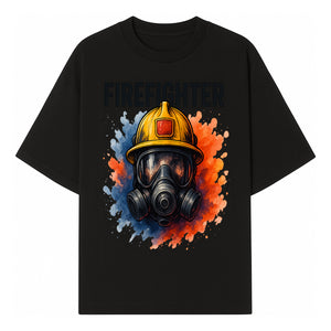 Firefighter Helmet Art Print - Bold Illustrative Design for Home Decor, Gifts for Firefighters, and Heroes - T-shirt 1757912442753.jpg