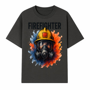 Firefighter Helmet Art Print - Bold Illustrative Design for Home Decor, Gifts for Firefighters, and Heroes - T-shirt 1757912442919.jpg