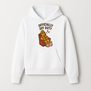 Officially Off Duty Firefighter Sleepy Design T-Shirt - Fun Relaxed Gift for Firefighters & Emergency Responders - Hoodie 1757912442951.jpg