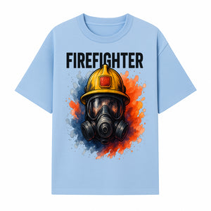 Firefighter Helmet Art Print - Bold Illustrative Design for Home Decor, Gifts for Firefighters, and Heroes - T-shirt 1757912443456.jpg