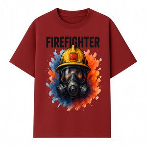 Firefighter Helmet Art Print - Bold Illustrative Design for Home Decor, Gifts for Firefighters, and Heroes - T-shirt 1757912443767.jpg