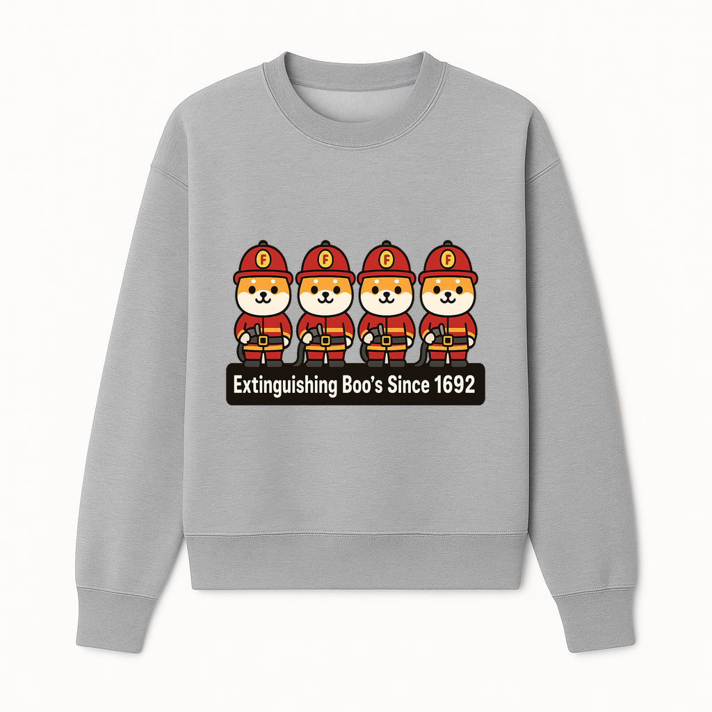 Firefighter Dog Cartoon Sticker - Extinguishing Boo's Since 1692 Cute Pet Lover Gift for Kids and Adults - Sweatshirt 1757912443778.jpg