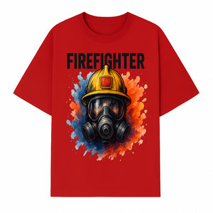 Firefighter Helmet Art Print - Bold Illustrative Design for Home Decor, Gifts for Firefighters, and Heroes - T-shirt 1757912444050.jpg