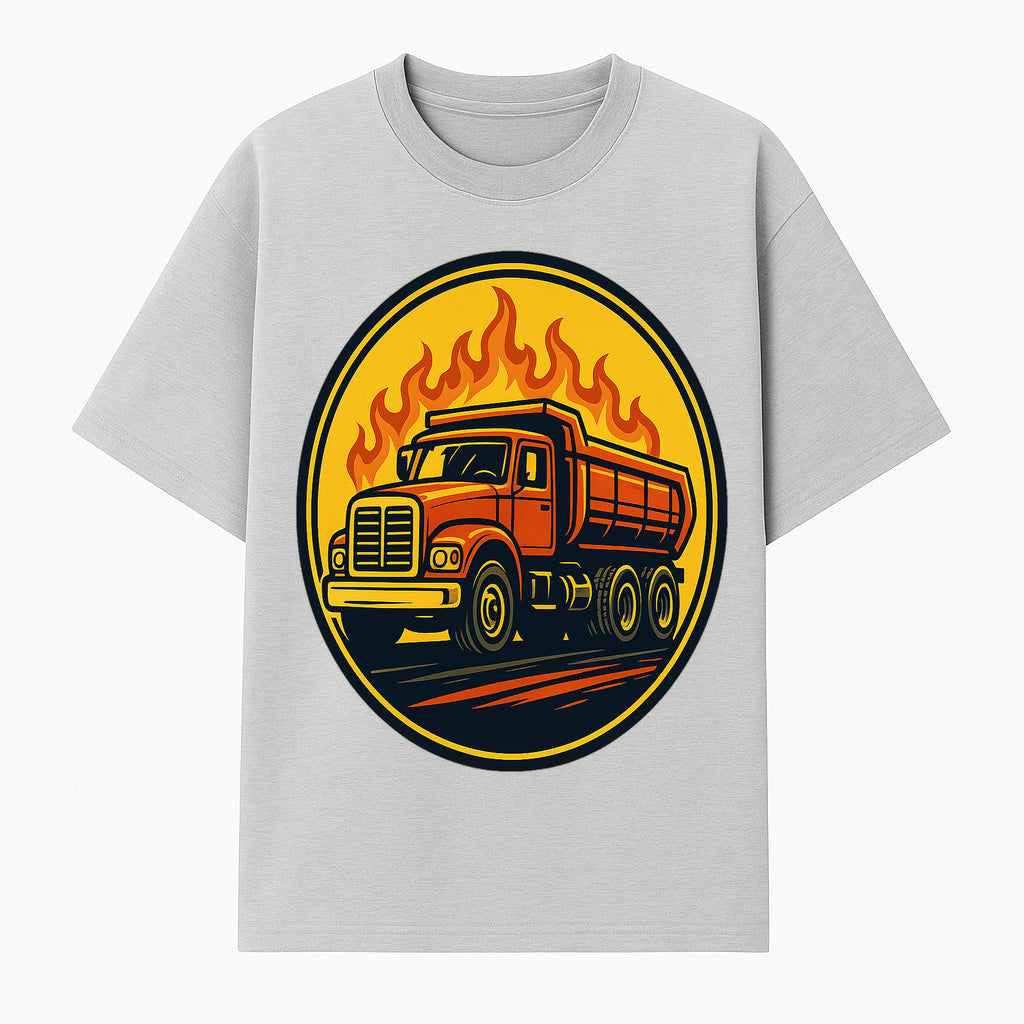 Vintage Fire Truck Graphic Tee, Retro Dump Truck Design, Cool Auto Apparels, Classic Vehicle Print, Perfect for Truck Lovers - T-shirt 1757912445152.jpg