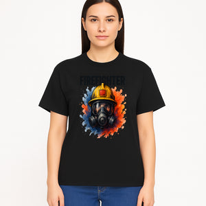 Firefighter Helmet Art Print - Bold Illustrative Design for Home Decor, Gifts for Firefighters, and Heroes - T-shirt 1757912445684.jpg