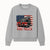 Vintage Fire Truck Graphic Tee | American Flag Design | Firefighter Gift | Red Truck Shirt for Men & Women | Patriotic Apparel - Sweatshirt 1757912445858.jpg