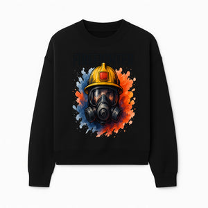Firefighter Helmet Art Print - Bold Illustrative Design for Home Decor, Gifts for Firefighters, and Heroes - Sweatshirt 1757912446025.jpg