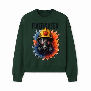 Firefighter Helmet Art Print - Bold Illustrative Design for Home Decor, Gifts for Firefighters, and Heroes - Sweatshirt 1757912446371.jpg