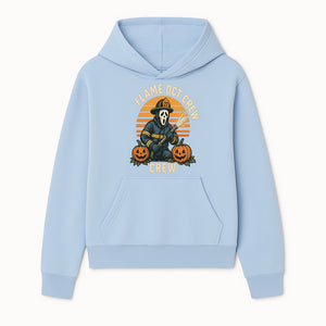 Flame October Crew Graphic Tee - Halloween Firefighter Design with Pumpkins and Ghost Mask for Spooky Season Fun - Hoodie 1757912446537.jpg