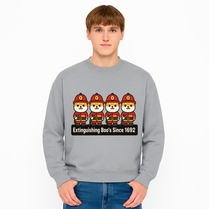 Firefighter Dog Cartoon Sticker - Extinguishing Boo's Since 1692 Cute Pet Lover Gift for Kids and Adults - Sweatshirt 1757912446673.jpg
