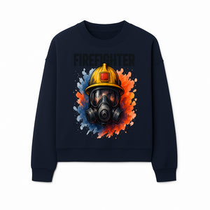 Firefighter Helmet Art Print - Bold Illustrative Design for Home Decor, Gifts for Firefighters, and Heroes - Sweatshirt 1757912447150.jpg