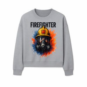 Firefighter Helmet Art Print - Bold Illustrative Design for Home Decor, Gifts for Firefighters, and Heroes - Sweatshirt 1757912447436.jpg