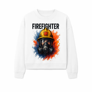 Firefighter Helmet Art Print - Bold Illustrative Design for Home Decor, Gifts for Firefighters, and Heroes - Sweatshirt 1757912447611.jpg