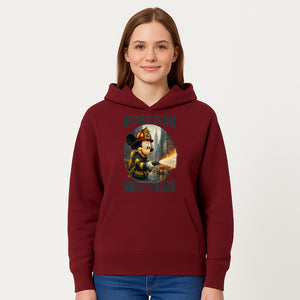 Mickey Mouse Rescue Team Firefighter Graphic Tee, Kids Fireman Shirt, Cartoon Firefighter Costume, Gift for Disney Fans - Hoodie 1757912447623.jpg