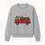 Vintage Style Red Fire Truck Graphic, Kid's Room Decor, Firefighter Theme Wall Art, Fire Truck Illustration, Children's Art Print - Sweatshirt 1757912448022.jpg
