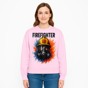 Firefighter Helmet Art Print - Bold Illustrative Design for Home Decor, Gifts for Firefighters, and Heroes - Sweatshirt 1757912448877.jpg