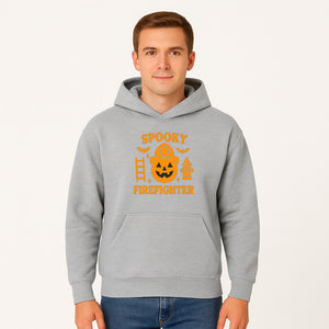 Spooky Firefighter Halloween Decor - Pumpkin Design, Fun Holiday Gift, Festive Home Decoration for Kids and Adults - Hoodie 1757912449077.jpg