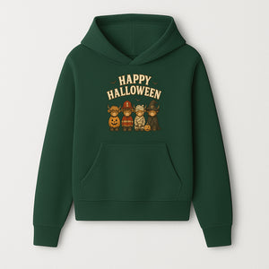 Cute Halloween Cow Decor - Happy Halloween with Pumpkin, Mummy, Firefighter, Witch Designs - Fall Festival Farmhouse Decor - Hoodie 1757912449125.jpg