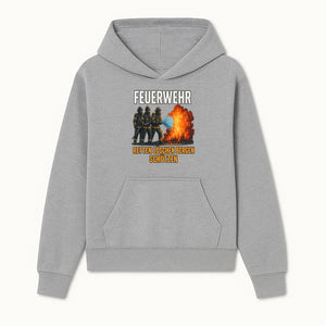 Firefighter Theme Wall Art - Retten, L schen, Bergen, Sch tzen Print for Firehouse Decor, Firefighter Gift, Rescue Heroes Artwork - Hoodie 1757912449314.jpg