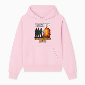 Firefighter Theme Wall Art - Retten, L schen, Bergen, Sch tzen Print for Firehouse Decor, Firefighter Gift, Rescue Heroes Artwork - Hoodie 1757912449651.jpg