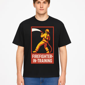 Firefighter in Training T-Shirt | Youth or Adult Size | Cool Firefighter Apparel | Perfect Gift for Aspiring Heroes - T-shirt 1757912450173.jpg
