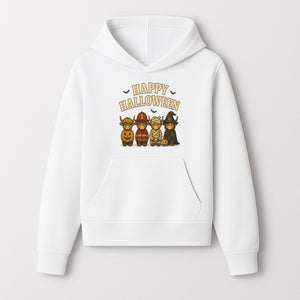 Cute Halloween Cow Decor - Happy Halloween with Pumpkin, Mummy, Firefighter, Witch Designs - Fall Festival Farmhouse Decor - Hoodie 1757912450398.jpg