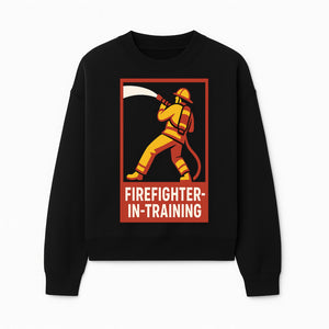 Firefighter in Training T-Shirt | Youth or Adult Size | Cool Firefighter Apparel | Perfect Gift for Aspiring Heroes - Sweatshirt 1757912450641.jpg