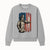 Vintage Firefighter with American Flag Graphic T-Shirt | Patriotic Fireman Apparel | Fire Rescue Lover Gift - Sweatshirt 1757912451439.jpg
