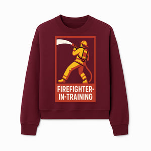 Firefighter in Training T-Shirt | Youth or Adult Size | Cool Firefighter Apparel | Perfect Gift for Aspiring Heroes - Sweatshirt 1757912451517.jpg