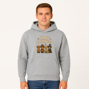 Cute Halloween Cow Decor - Happy Halloween with Pumpkin, Mummy, Firefighter, Witch Designs - Fall Festival Farmhouse Decor - Hoodie 1757912451571.jpg