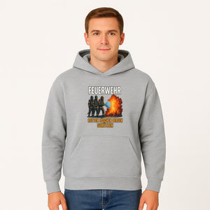 Firefighter Theme Wall Art - Retten, L schen, Bergen, Sch tzen Print for Firehouse Decor, Firefighter Gift, Rescue Heroes Artwork - Hoodie 1757912451572.jpg