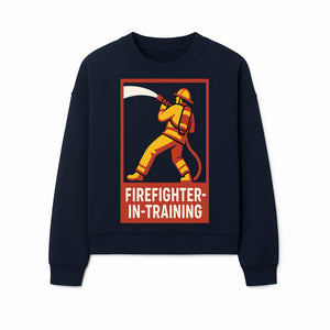 Firefighter in Training T-Shirt | Youth or Adult Size | Cool Firefighter Apparel | Perfect Gift for Aspiring Heroes - Sweatshirt 1757912451640.jpg