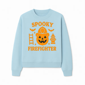 Spooky Firefighter Halloween Decor - Pumpkin Design, Fun Holiday Gift, Festive Home Decoration for Kids and Adults - Sweatshirt 1757912453275.jpg