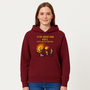 Stop Drop and Roll Fire Prevention Graphic Tee - Funny Fire Safety Humor Shirt - Hoodie 1757912454175.jpg