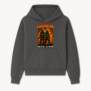 Firefighter Art Print - Feuerwehr Graphic, Heroic Firemen Design, One for All, All for One, Wall Decor, Firefighter Gift Idea - Hoodie 1757912454516.jpg