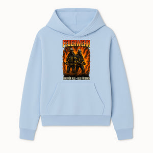 Firefighter Art Print - Feuerwehr Graphic, Heroic Firemen Design, One for All, All for One, Wall Decor, Firefighter Gift Idea - Hoodie 1757912454951.jpg