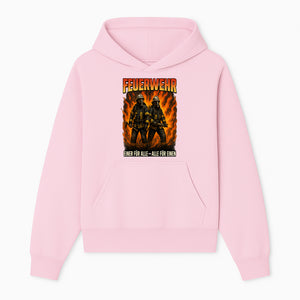 Firefighter Art Print - Feuerwehr Graphic, Heroic Firemen Design, One for All, All for One, Wall Decor, Firefighter Gift Idea - Hoodie 1757912455134.jpg