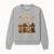 Cute Halloween Cow Decor - Happy Halloween with Pumpkin, Mummy, Firefighter, Witch Designs - Fall Festival Farmhouse Decor - Sweatshirt 1757912455310.jpg
