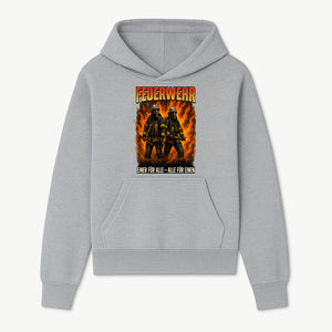 Firefighter Art Print - Feuerwehr Graphic, Heroic Firemen Design, One for All, All for One, Wall Decor, Firefighter Gift Idea - Hoodie 1757912455981.jpg
