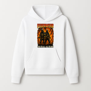 Firefighter Art Print - Feuerwehr Graphic, Heroic Firemen Design, One for All, All for One, Wall Decor, Firefighter Gift Idea - Hoodie 1757912456181.jpg